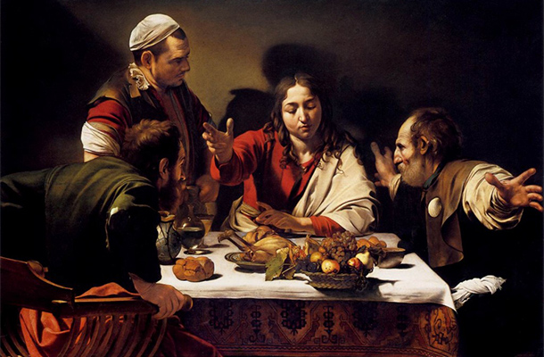 The Supper at Emmaus by Caravaggio